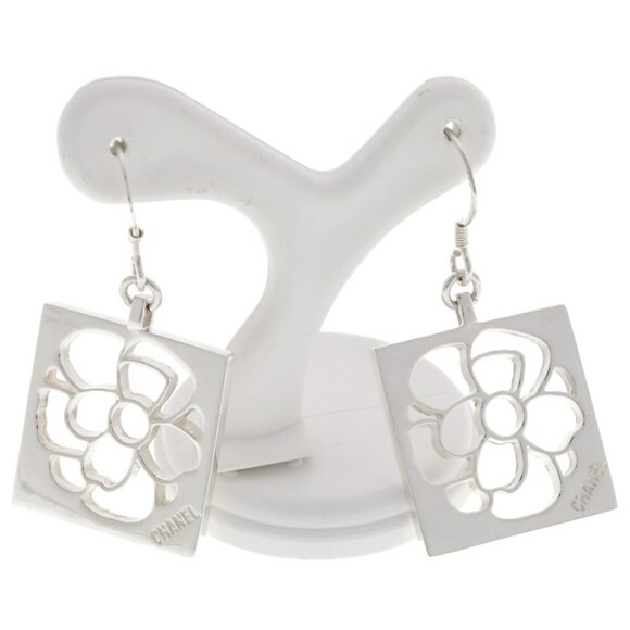 CHANEL Silver Earrings - Picture 1 of 5